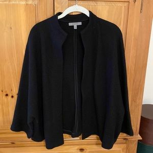 Classiques Entier black wool sweater with Dolman sleeves